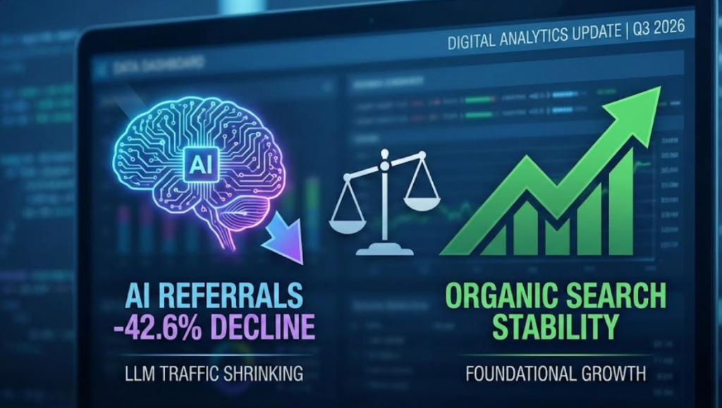 The LLM Traffic Bubble: Why Organic Search Remains Your Core Revenue Driver